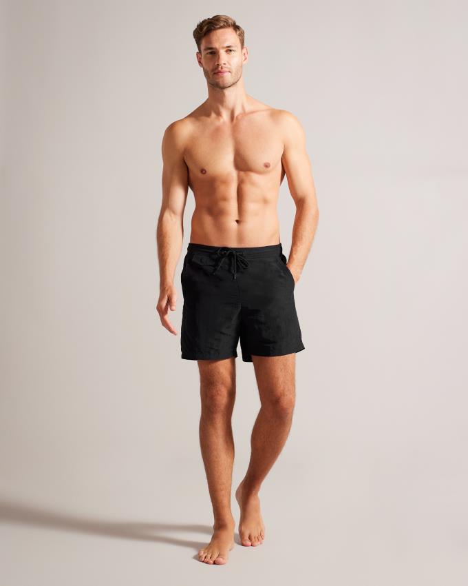 Short Ted Baker Plain Swim Noir Homme | ANX-36569027